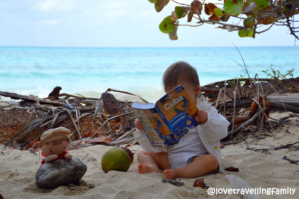 Playa Las Salinas on Cayo las Brujas in the family’s original Cuba photographs.